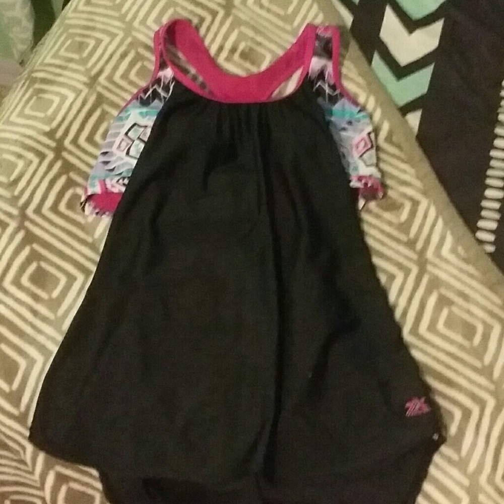 7XSwim Multicolor Womans Swim Top
